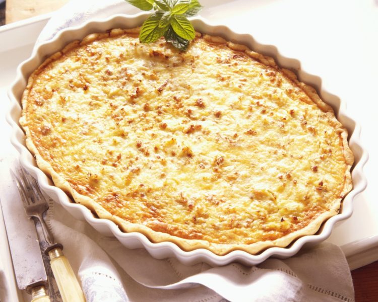Quiche à la choucroute et au saumon fumé de Brigitte Moog