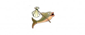 aumoniere saumon illustration lul