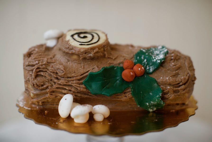 Bûche de Noël à la mousse au chocolat de Jean-Marie Hincker